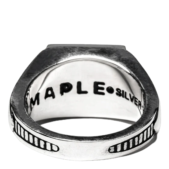Collegiate Ring Blank Silver 925/mother Of Pearl