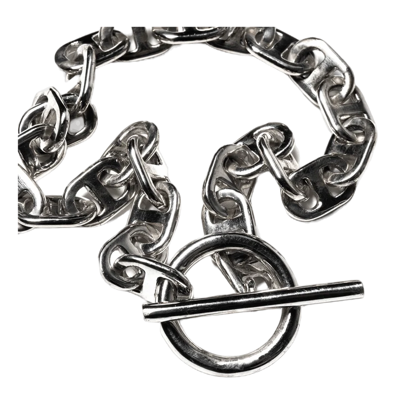 Chain Link Bracelet 7mm Silver 925