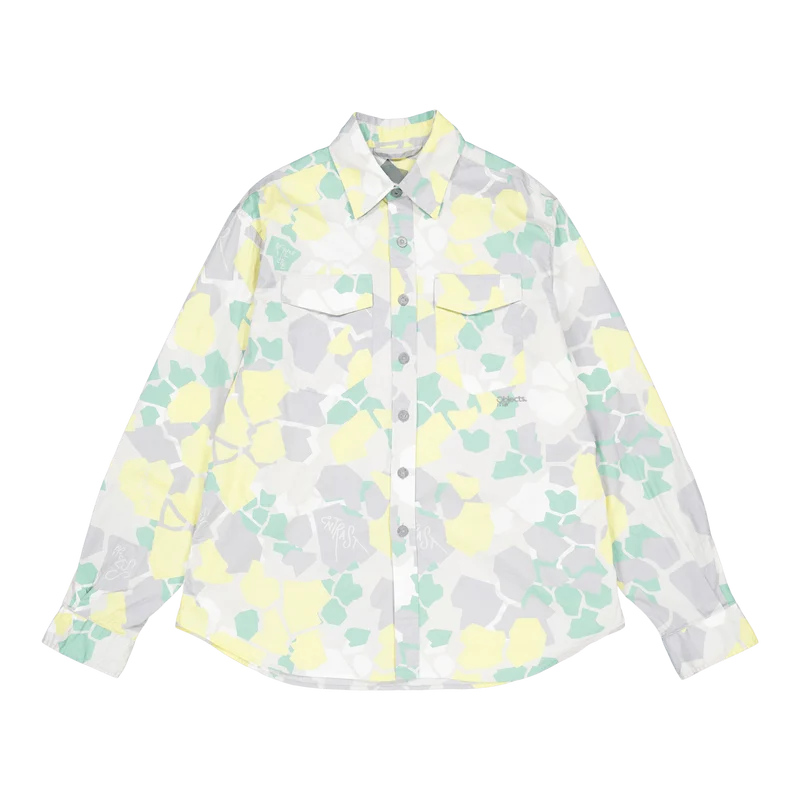 Relaxed Fit Workshirt Yellow Camo