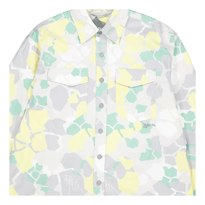 Relaxed Fit Workshirt Yellow Camo
