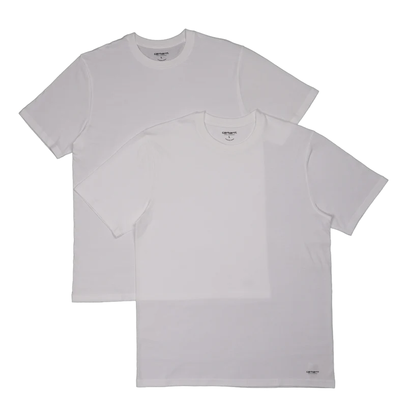 Standard Crew Neck T-shirt White + White