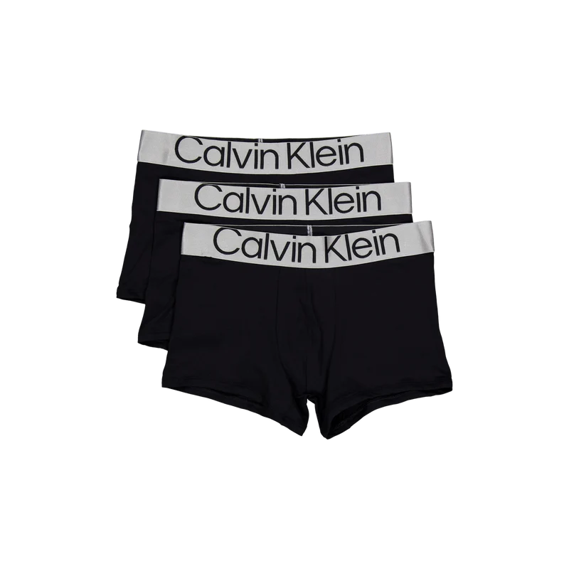 Sustain Steel Cotton Trunk 3Pk Black