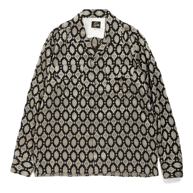 Cut-off Bottom Classic Shirt Blue