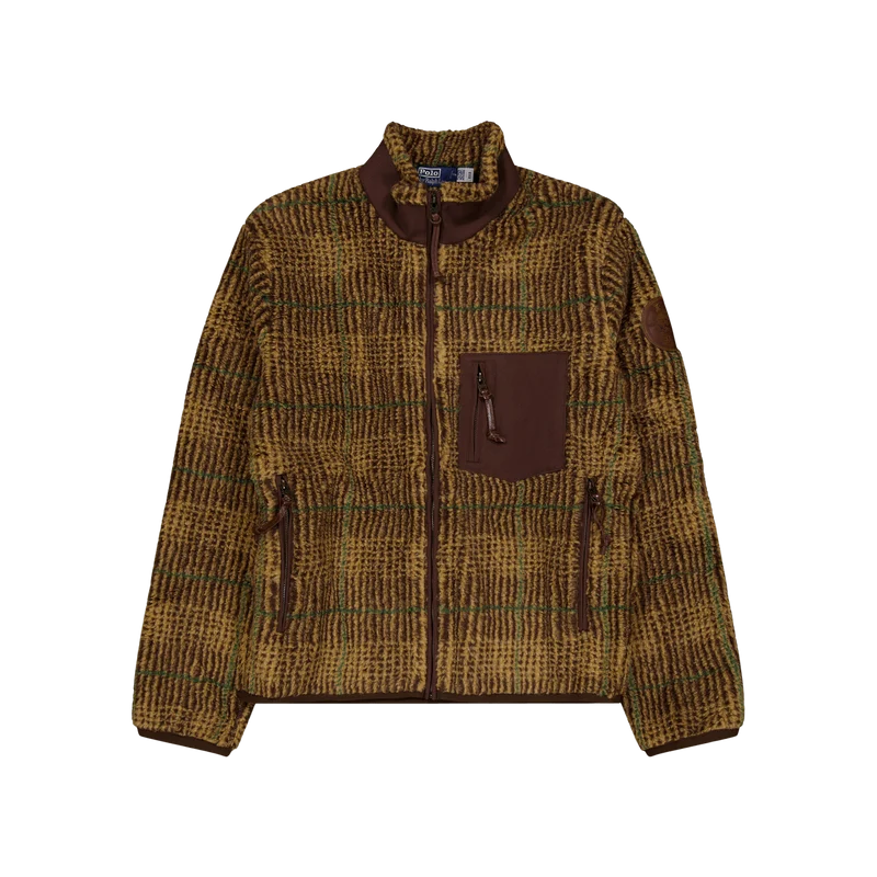 Glen Plaid Pile Fleece Jacquard Jacket Glen Plaid Multi