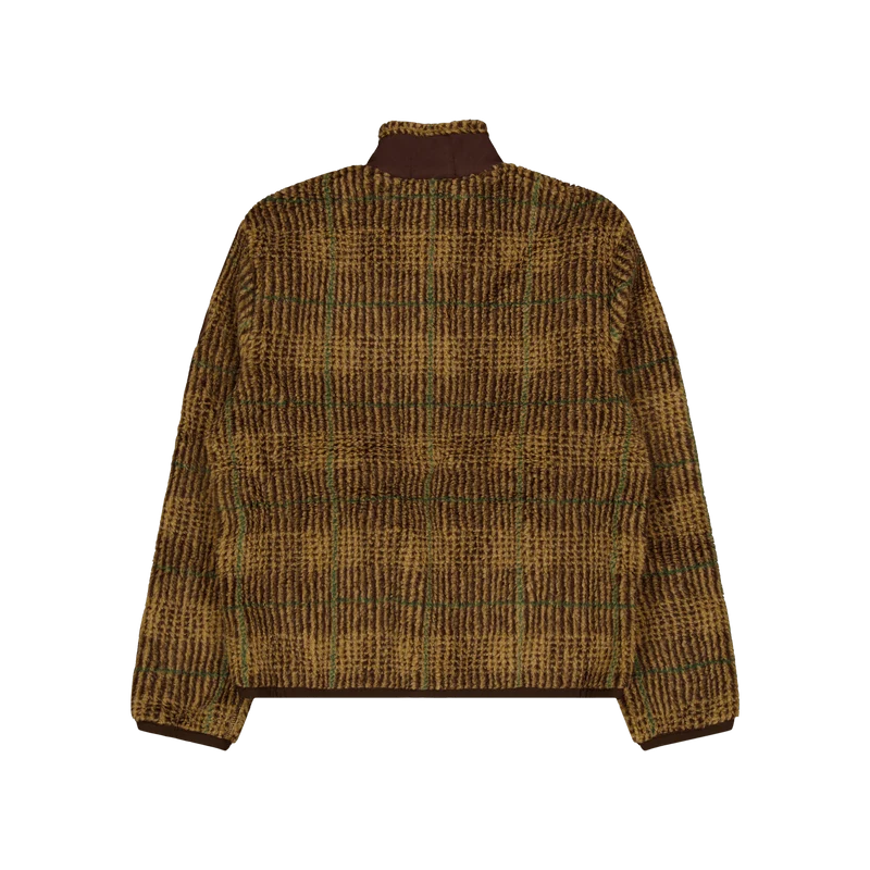 Glen Plaid Pile Fleece Jacquard Jacket Glen Plaid Multi