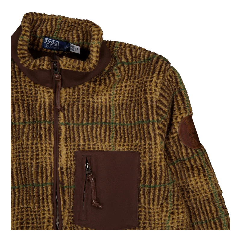 Glen Plaid Pile Fleece Jacquard Jacket Glen Plaid Multi