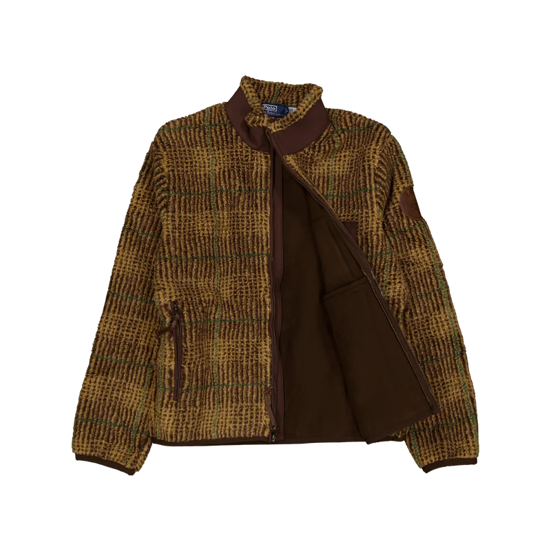 Glen Plaid Pile Fleece Jacquard Jacket Glen Plaid Multi