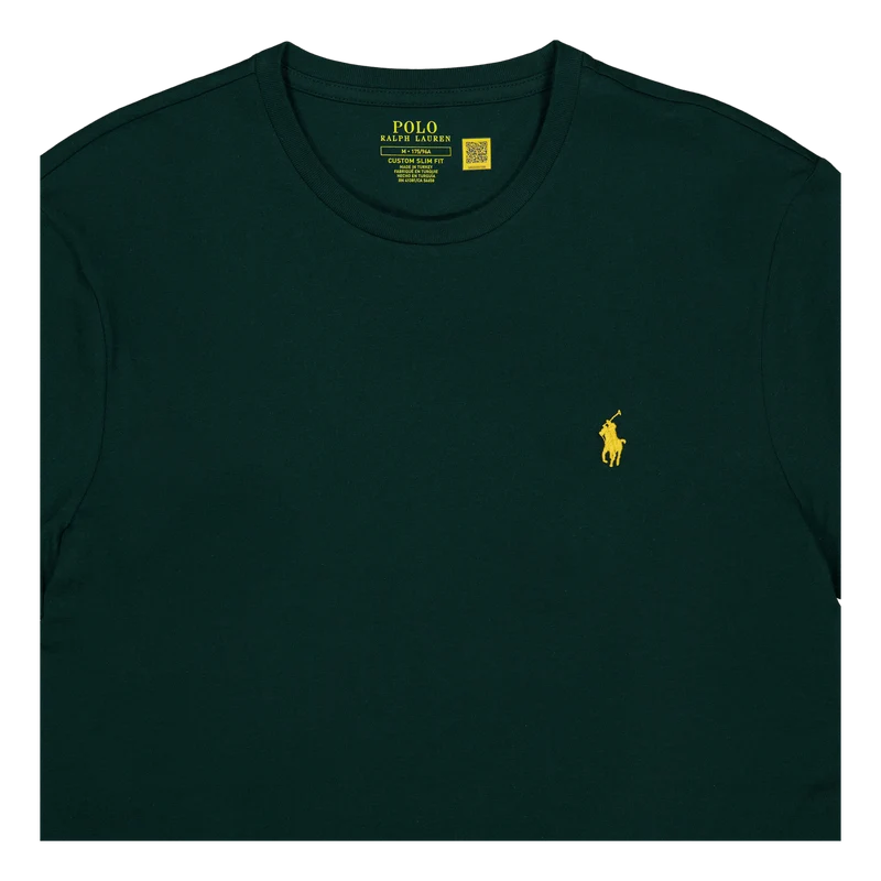 Custom Slim Fit Jersey Crewneck T-Shirt Moss Agate/C1414