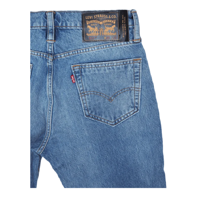 Skate 511 Slim 5 Pocket Skullz Med Indigo - Flat Finish