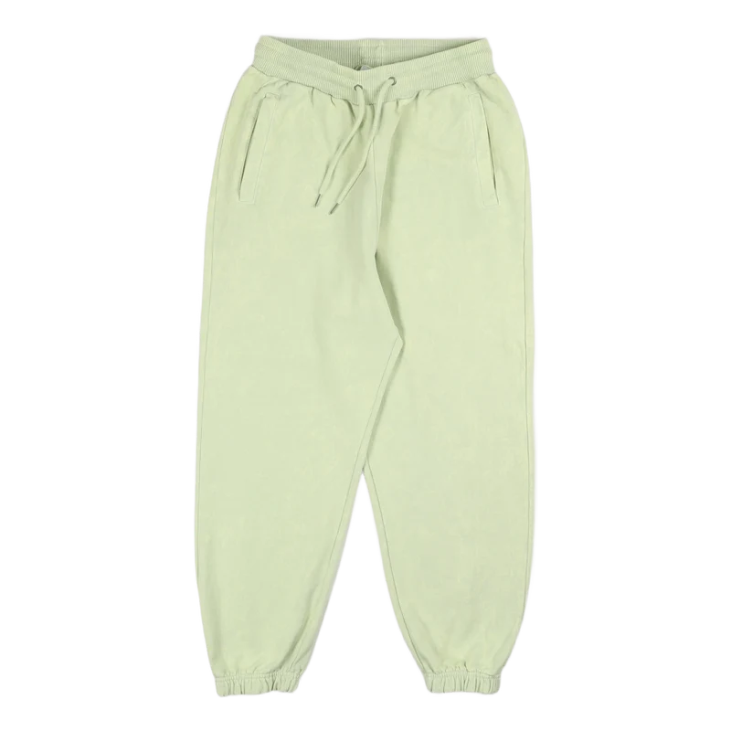 Cropped Sweat Pants Pale Green Acid