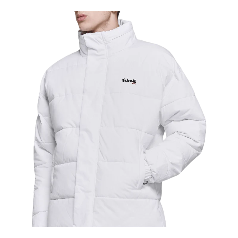 Nebraska Oversize Puffer Jacke White