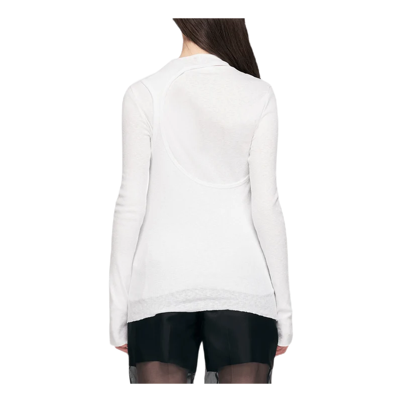 Long Sleeve Tee Pz Map White