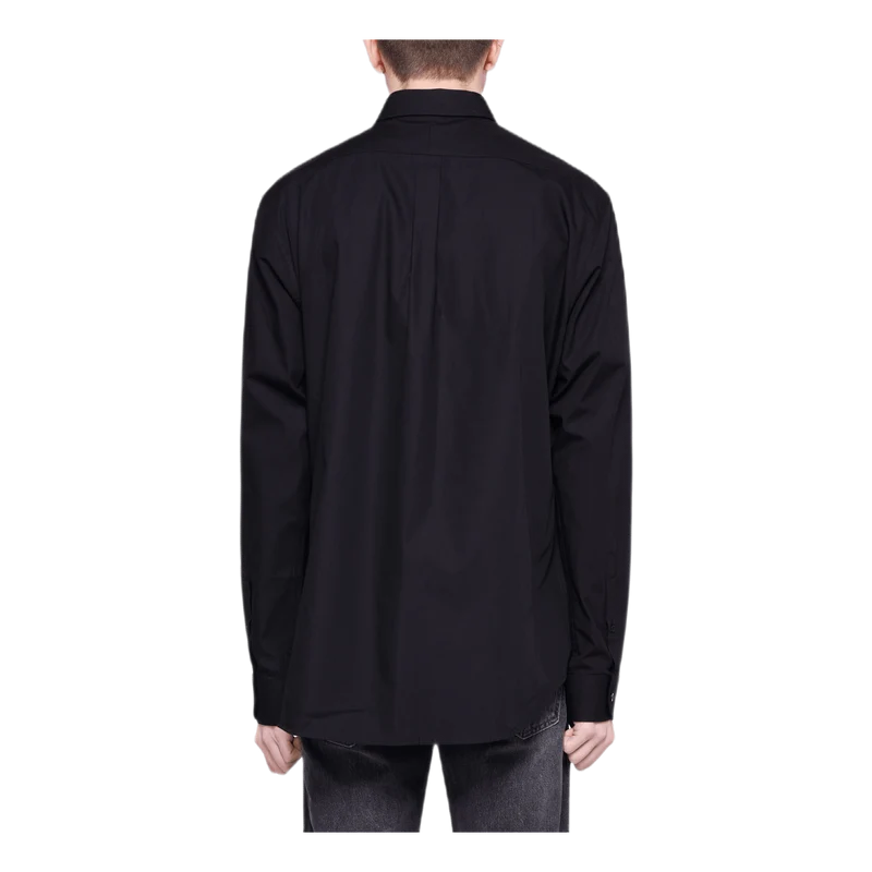 Poplin Palm Shirt Black