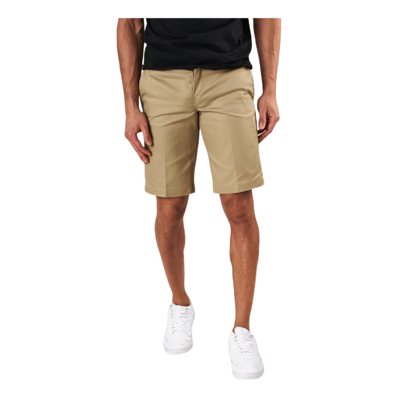 11´ Slim Straight Work Shorts Khaki