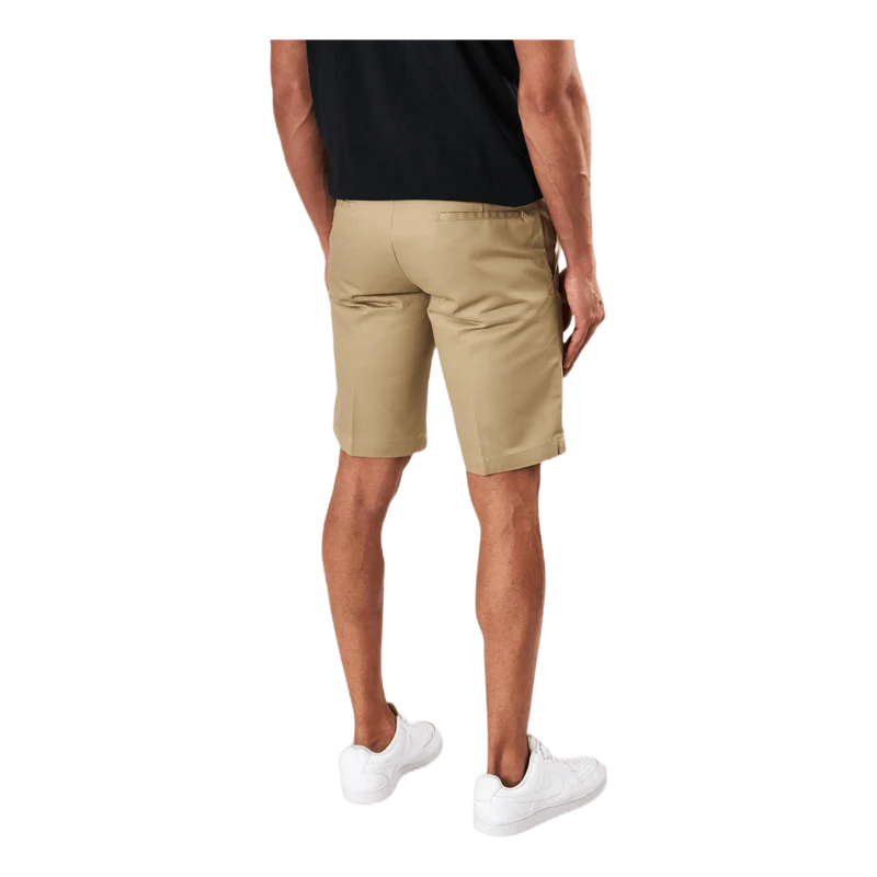 11´ Slim Straight Work Shorts Khaki