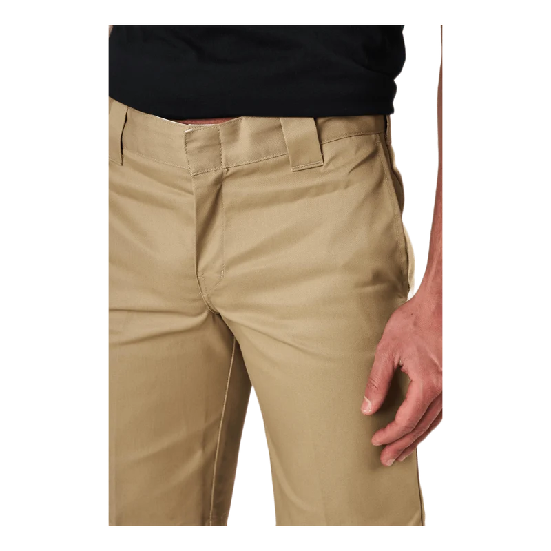 11´ Slim Straight Work Shorts Khaki