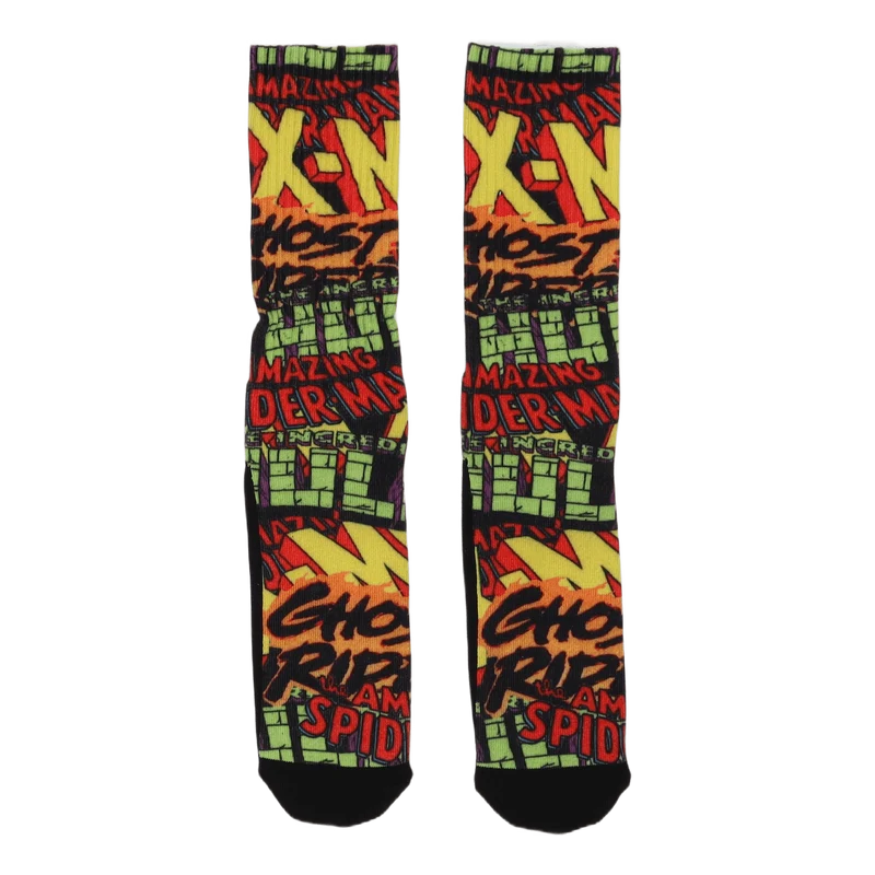 Marvel Logos Sock Multi