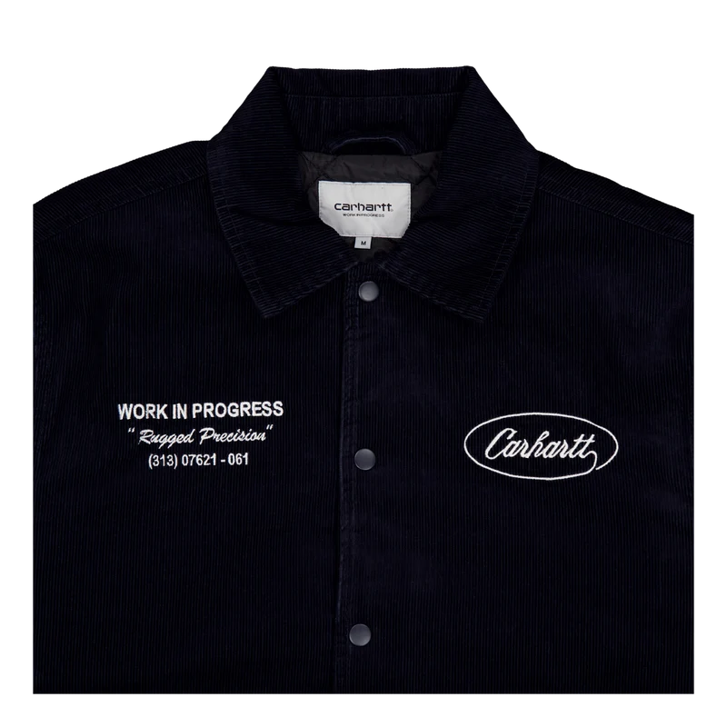 Rugged Letterman Jacket Dark Navy / Wax
