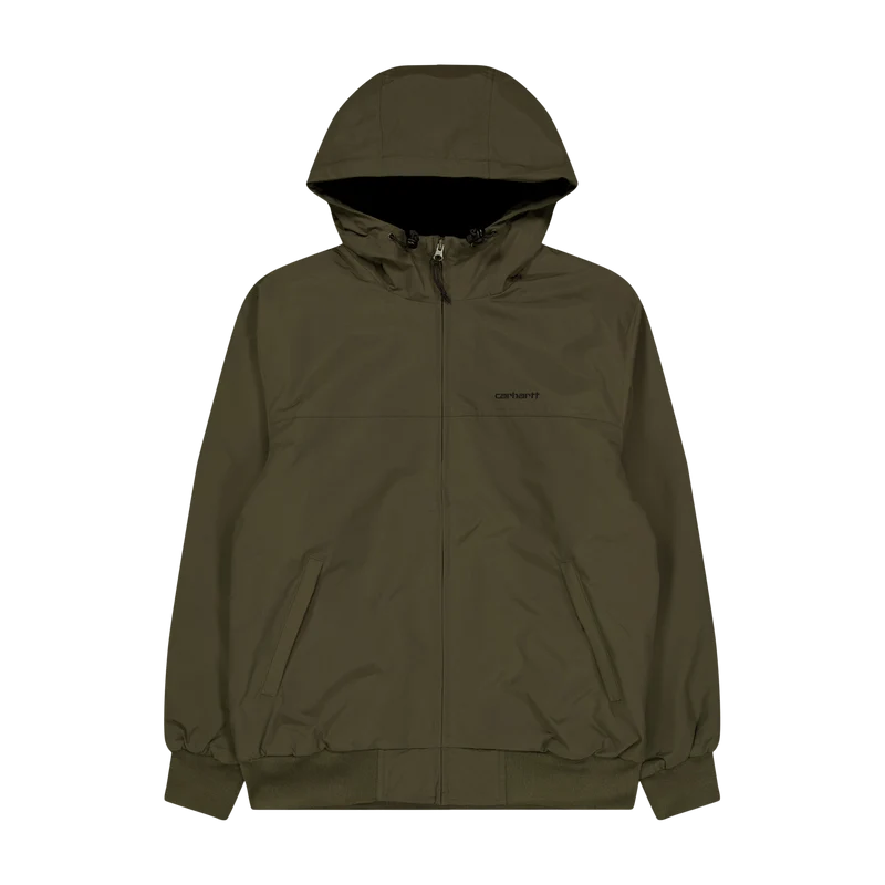 Hooded Sail Jacket 100% Nylon Cypress / Black