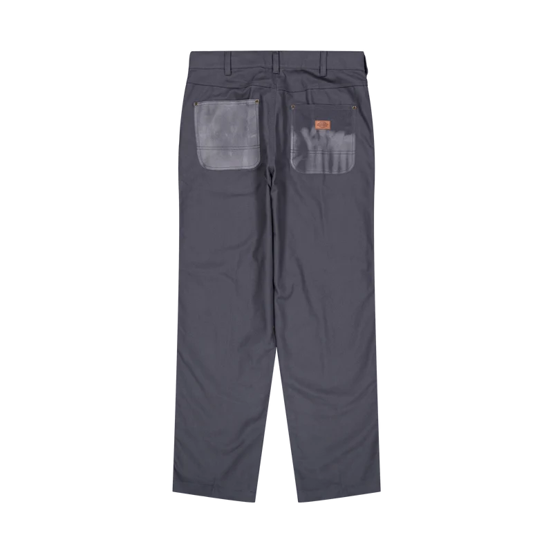 Lucas Waxed Double Knee Charcoal Grey