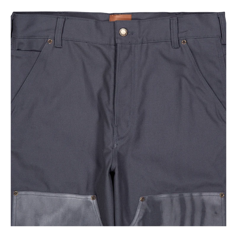 Lucas Waxed Double Knee Charcoal Grey