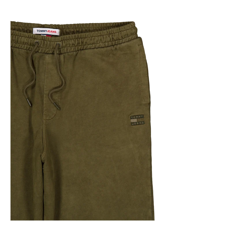 Tjm Aiden Tonal Badge Trck Pnt Drab Olive Green