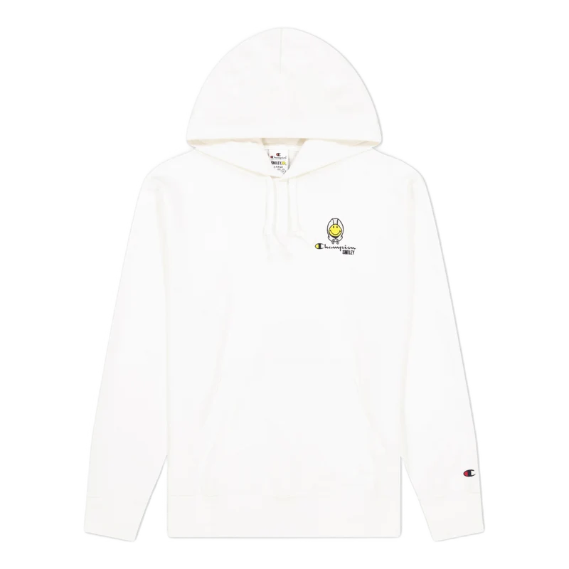 Champion X Smiley - Hooded Ful White