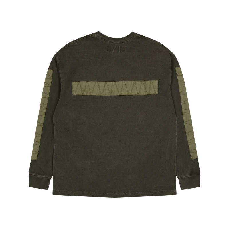 Design Pigment Dyed Crewneck L Olive Drab