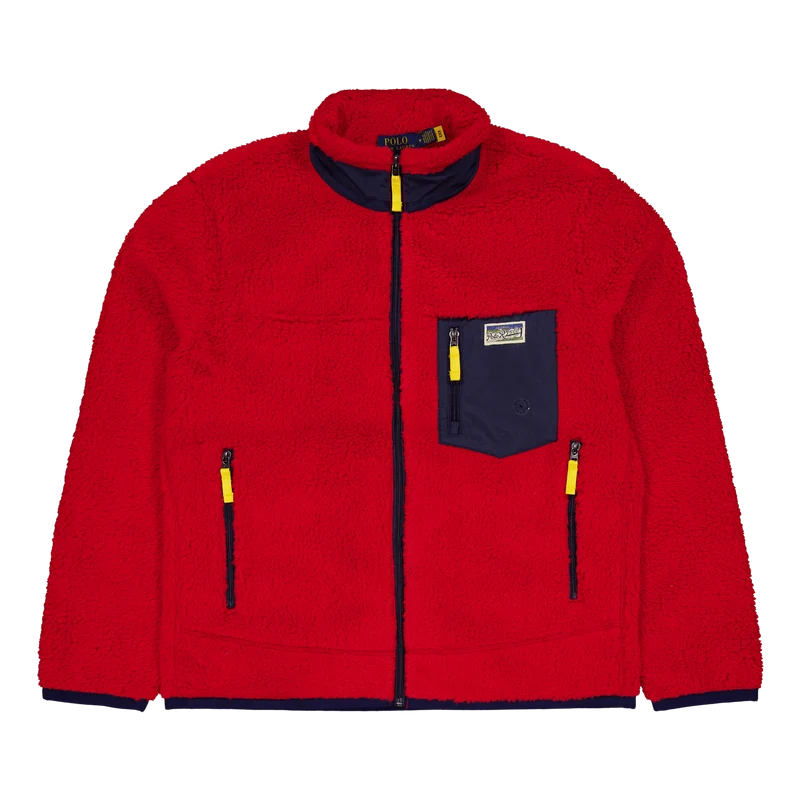 Pile Fleece Jacket Rl 2000 Red