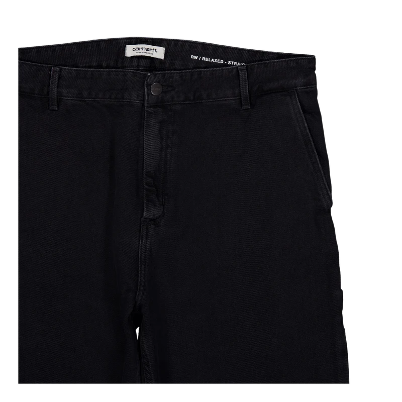 W' Pierce Pant Straight Black
