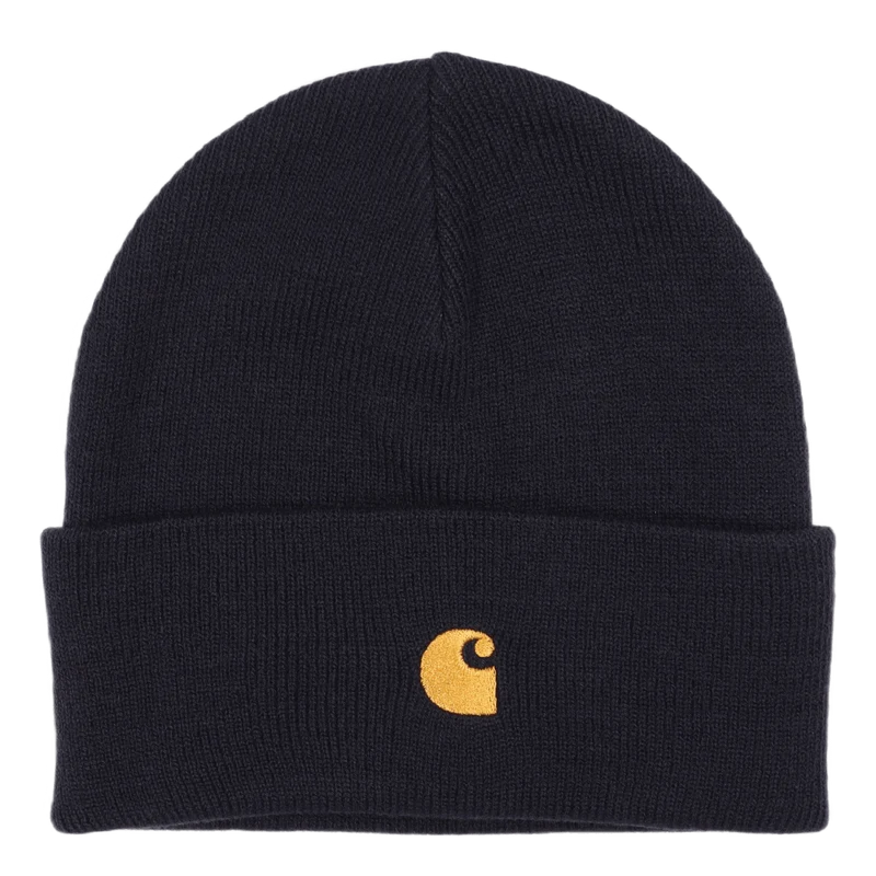 Chase Beanie Dark Navy / Gold