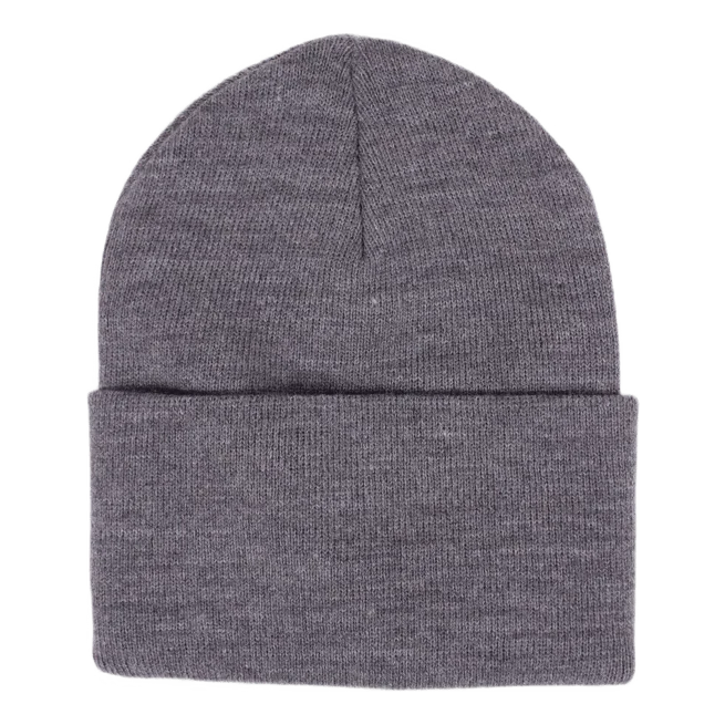 Acrylic Watch Hat 100% Acrylic Dark Grey Heather