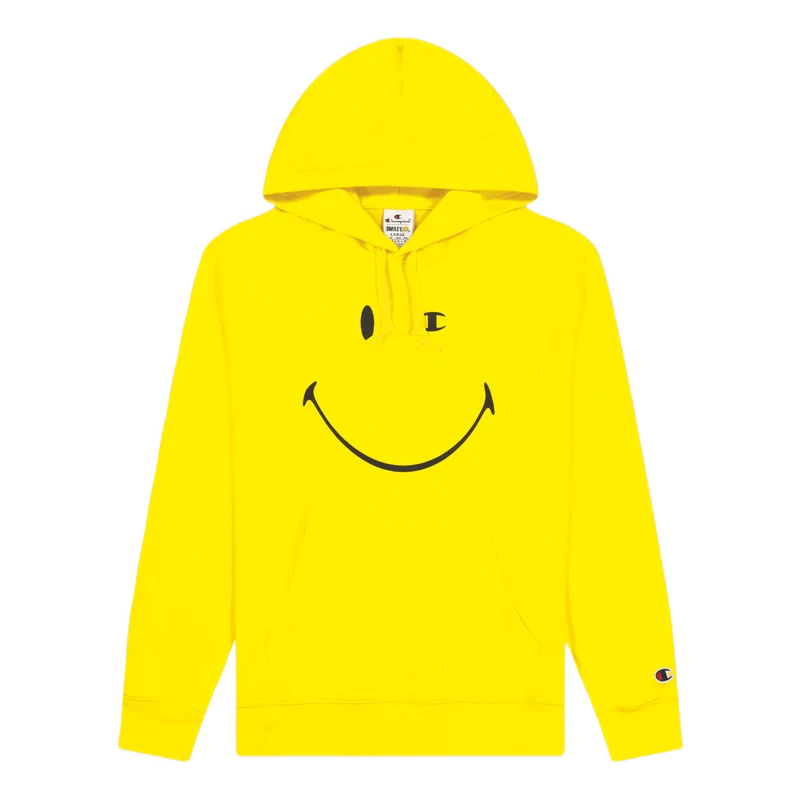 Champion X Smiley - Hooded Ful Blazing Yellow