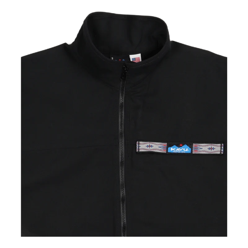 L/s Fz Throwshirt Jet Black