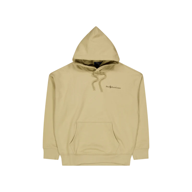 Relaxed Fit Logo Fleece Hoodie Classic Khaki