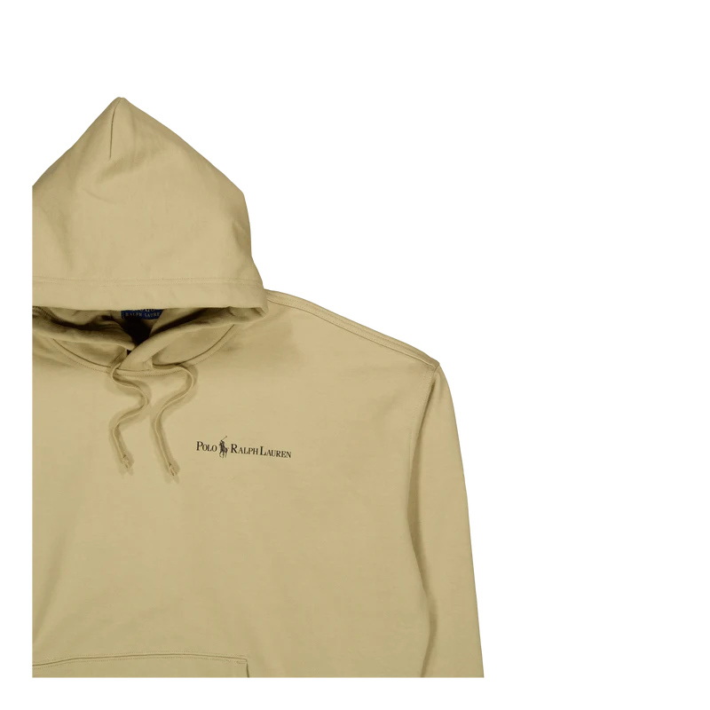 Relaxed Fit Logo Fleece Hoodie Classic Khaki