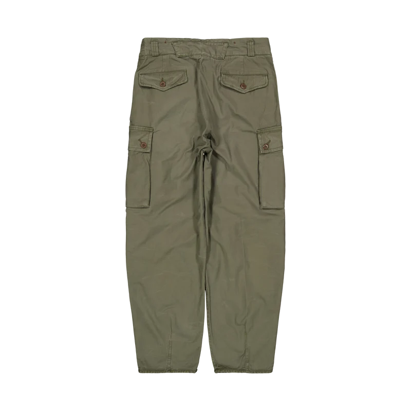 Baggy Fit Reverse-Sateen Cargo Pant Thermal Green