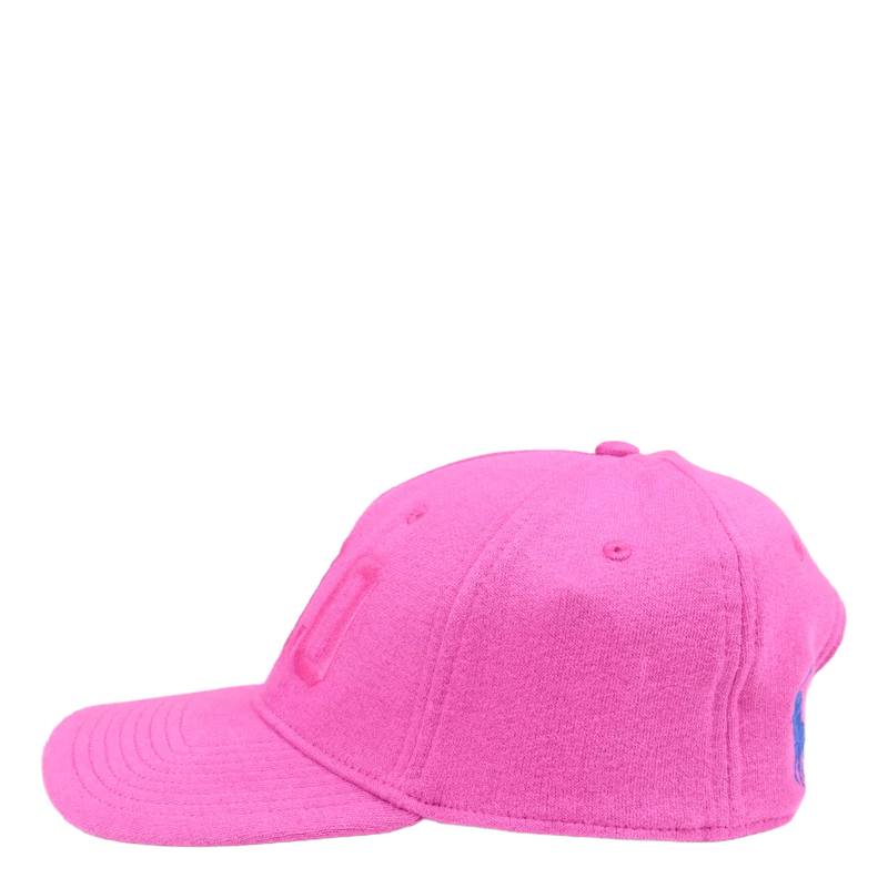 Logo Fleece Ball Cap Vivid Pink