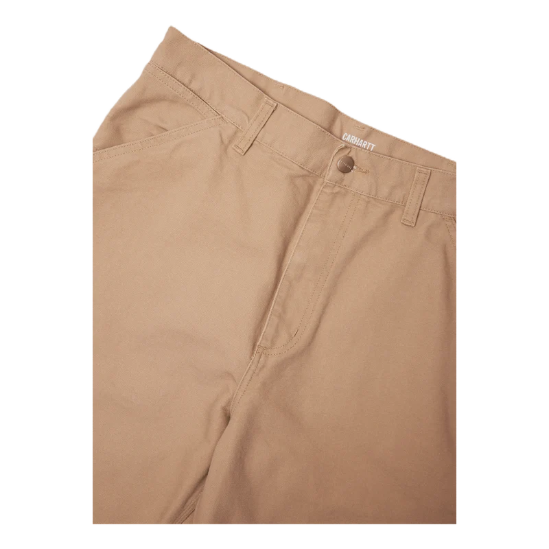 Single Knee Pant Organic Cotto Dusty H Brown