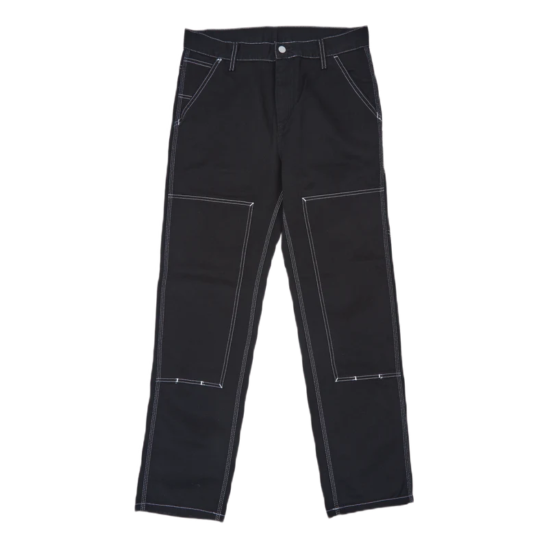 Double Front Pant Cotton Altad Black