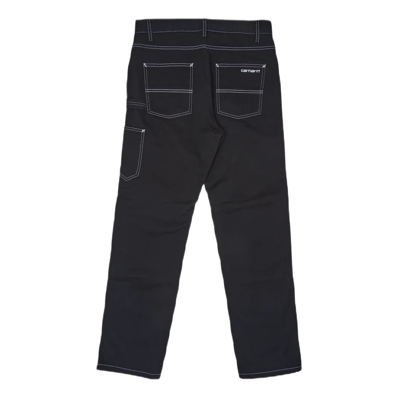 Double Front Pant Cotton Altad Black