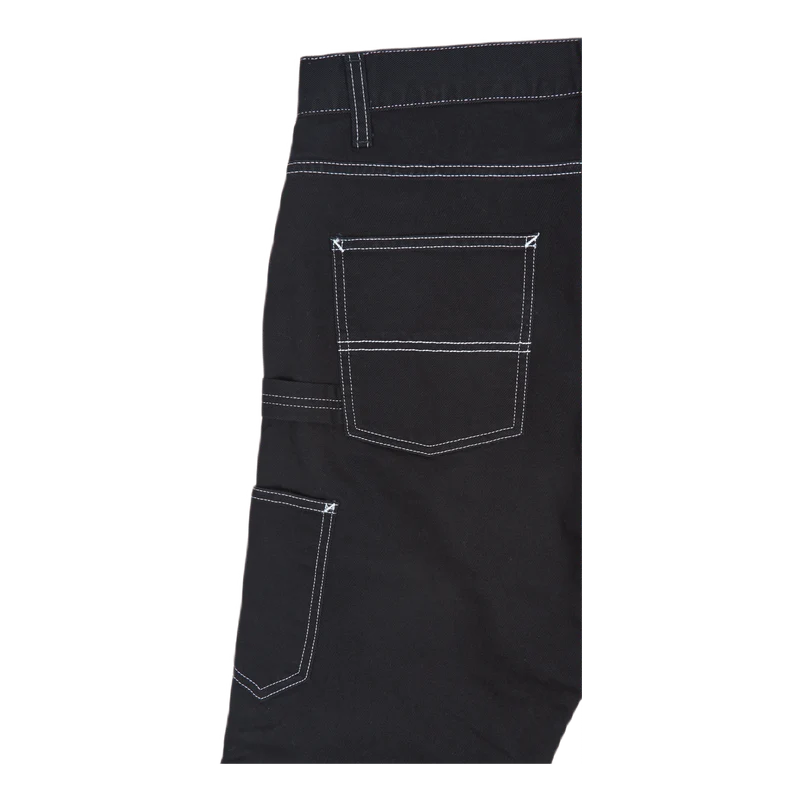 Double Front Pant Cotton Altad Black