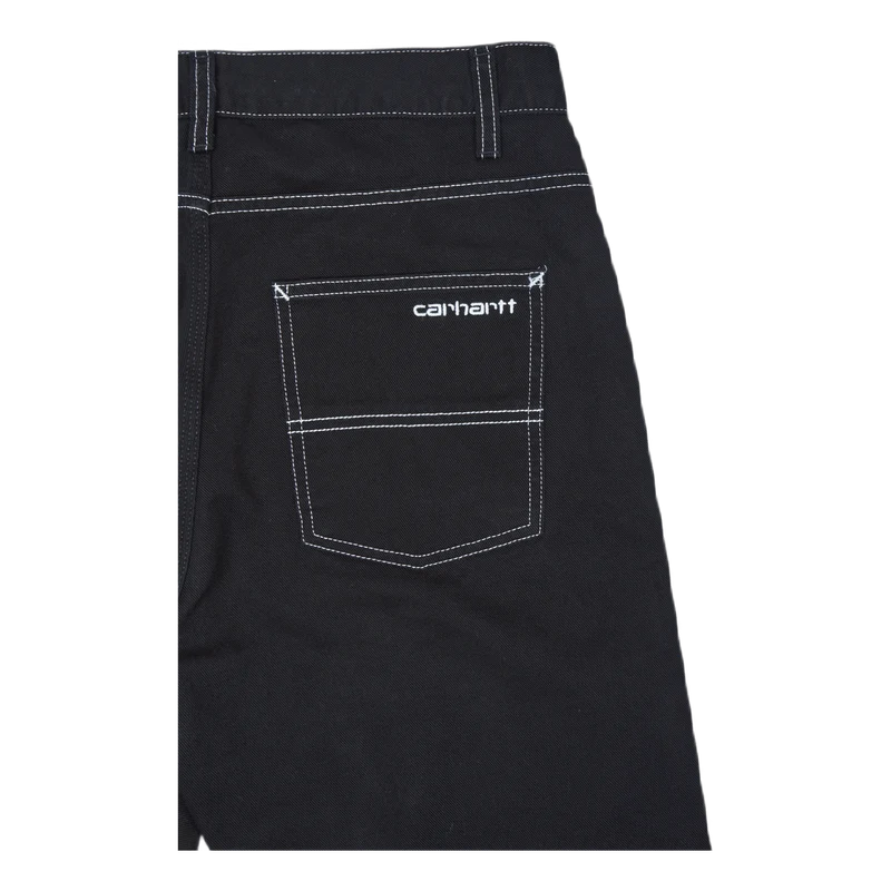 Double Front Pant Cotton Altad Black