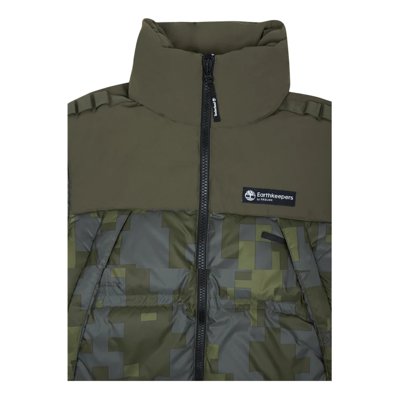 Raeburn X Ek+ Puffer Jacket Ao Digi Camo Aop