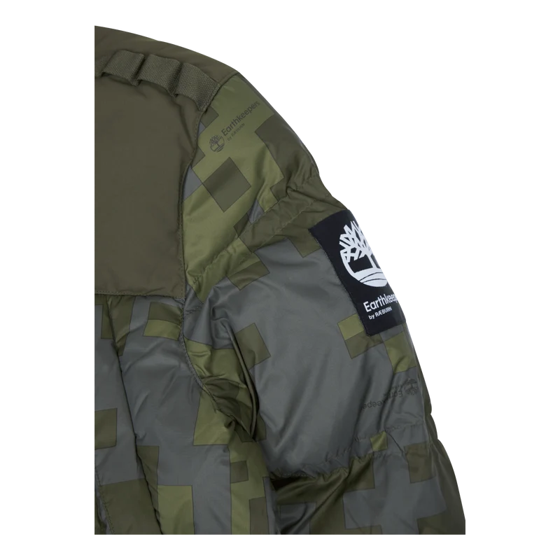 Raeburn X Ek+ Puffer Jacket Ao Digi Camo Aop