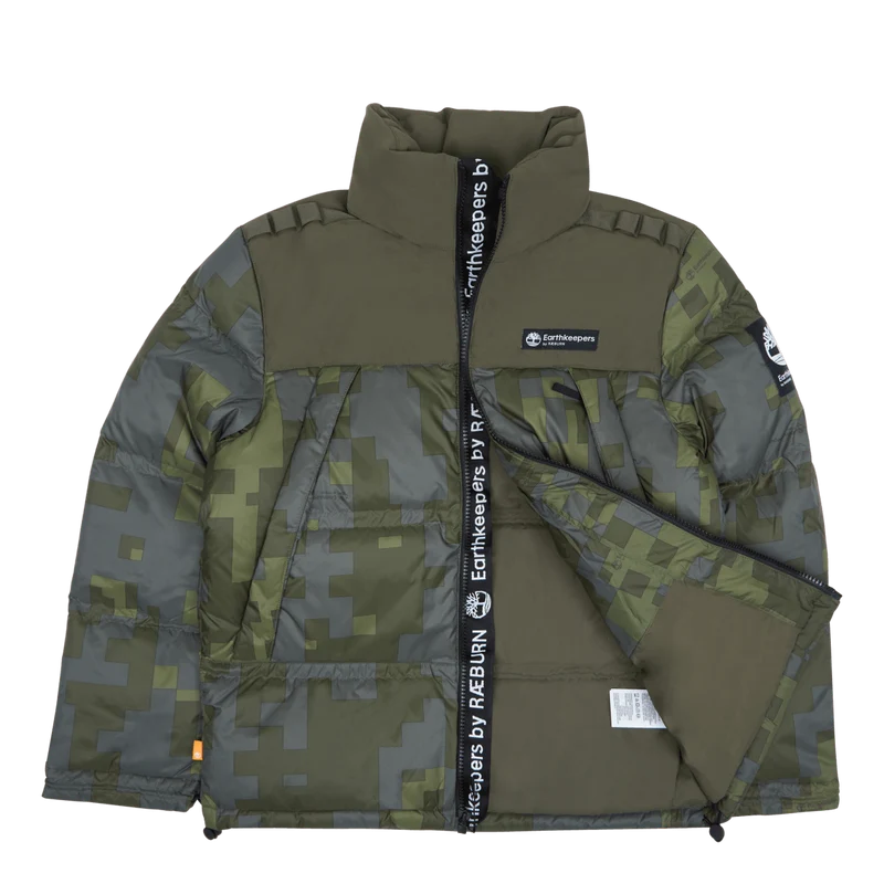 Raeburn X Ek+ Puffer Jacket Ao Digi Camo Aop