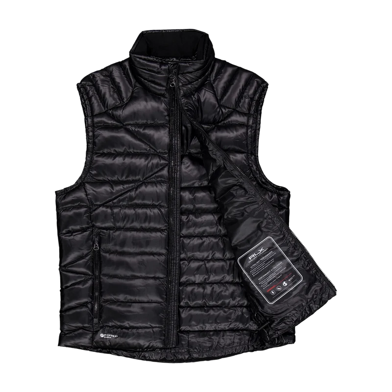 Water-Repellent Down Vest Polo Black