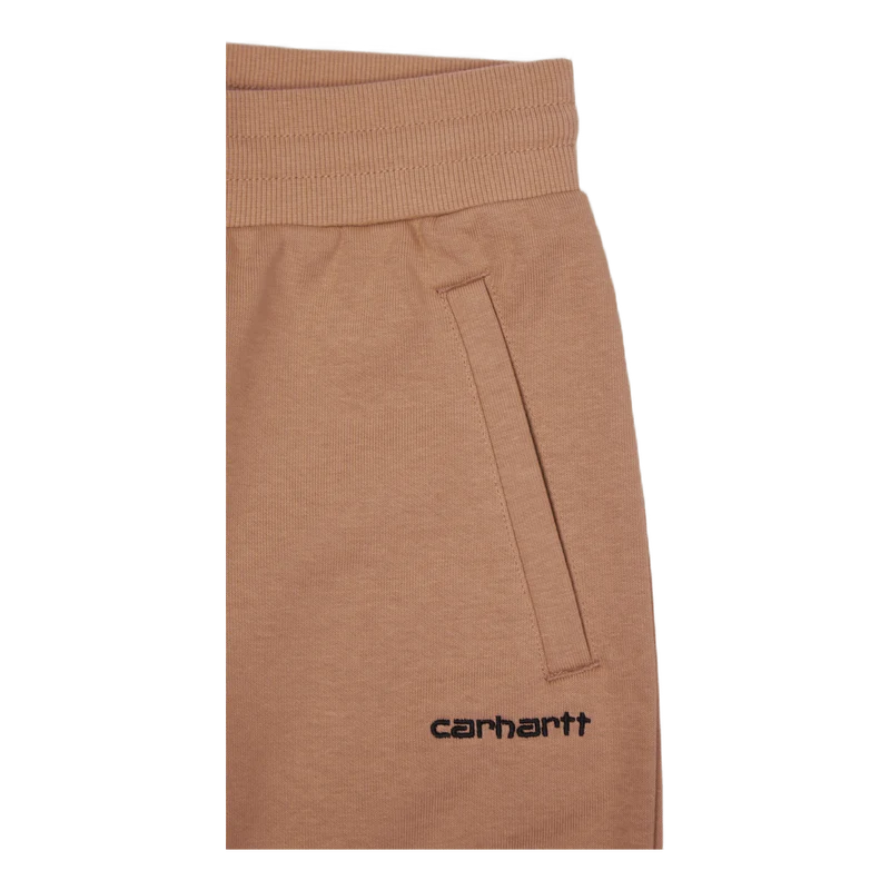 W' Script Embroidery Swt Pant Sediment / Black
