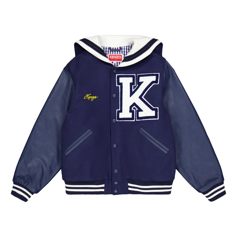 Bomber Jacket Kenzo College Midnight Blue