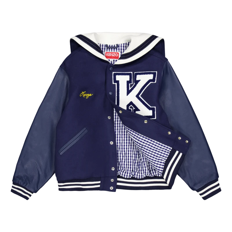 Bomber Jacket Kenzo College Midnight Blue